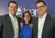 Javier rubio, CEO, Gisela Gallardo, marketing manager y Leonel Gómez -deputy CEO de Autodesk.