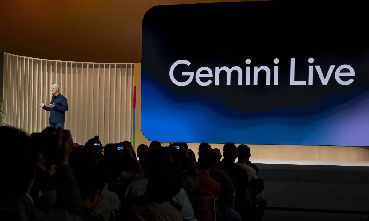 Con solo activar la cámara, los usuarios pueden interactuar visualmente con Gemini.