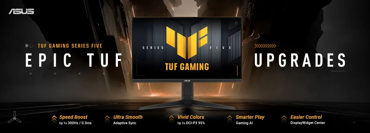 ASUS presenta la nueva línea TUF Gaming Series Five, diseñada para ofrecer un rendimiento superior en todo tipo de juegos.