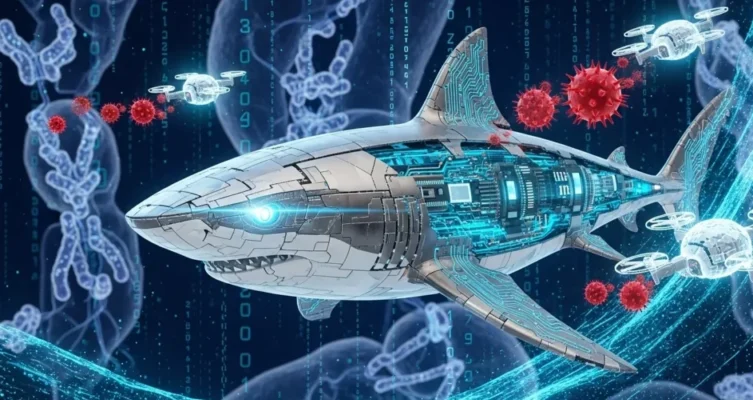 La startup mexicana Narval utiliza inteligencia artificial generativa para replicar los anticuerpos de los tiburones y acelerar el desarrollo de tratamientos médicos.