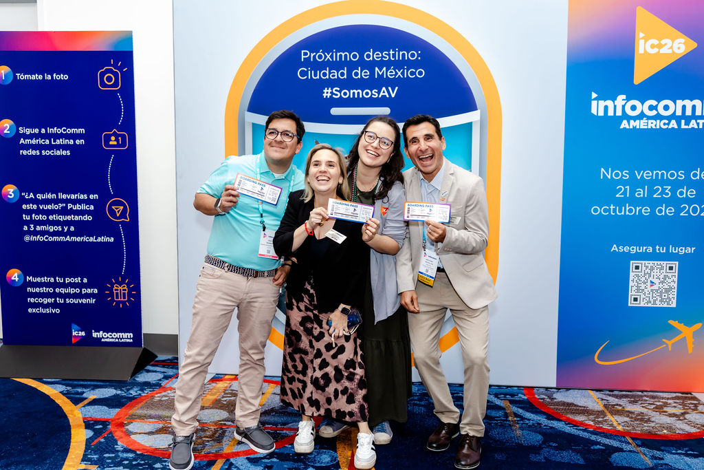 Los asistentes también podrán participar en el Congreso AVIXA, entrenamientos técnicos y actividades orientadas a la certificación CTS (Certified Technology Specialist)