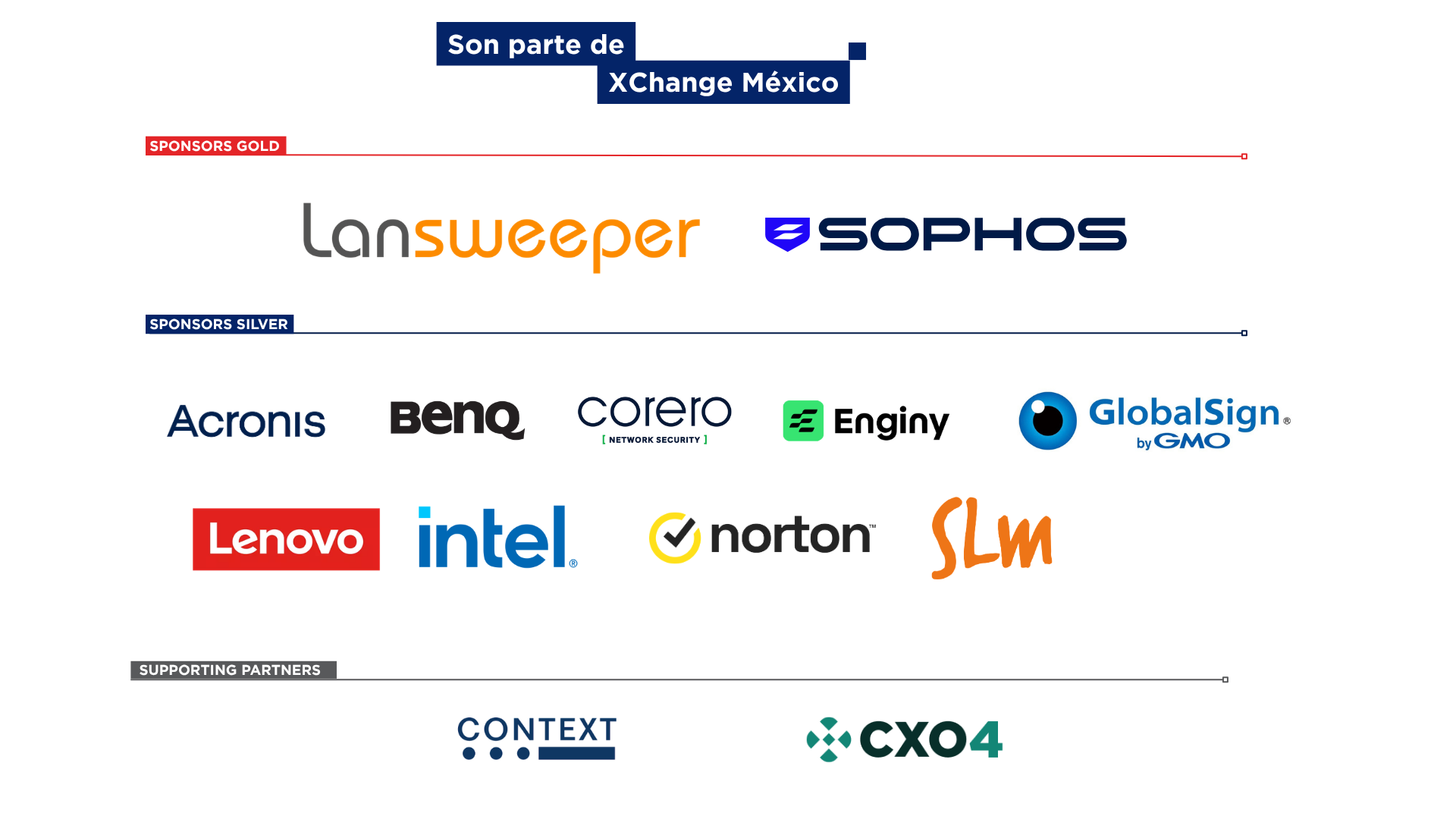Las marcas que acompañan A Xchange Latam México 2026.