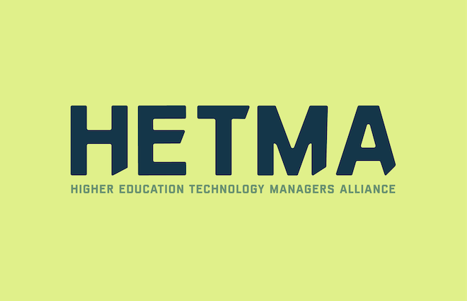 Fundada en 2019, la Higher Education Technology Managers Alliance (HETMA) conecta a profesionales de tecnología de instituciones de educación superior y promueve el intercambio de conocimientos y el desarrollo profesional en el sector audiovisual.