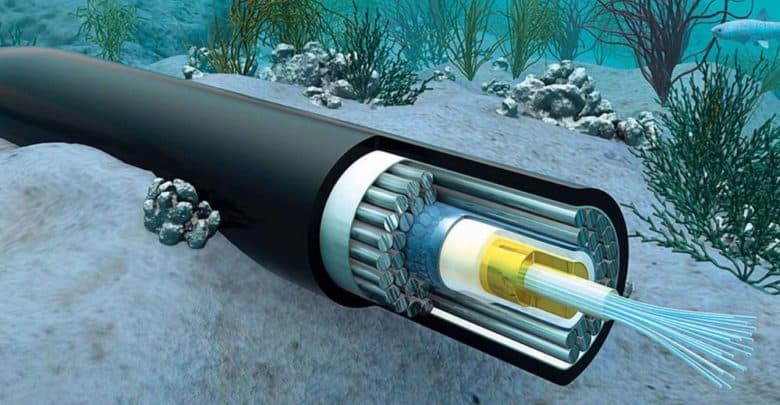 Un cable submarino que va de EE.UU a Chile