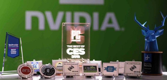 Los productos Nvidia que fueron premiados en el CES 2018