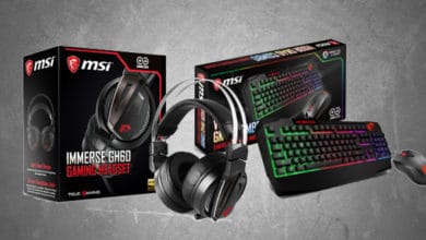 Nuevos periféricos para gamers en MSI