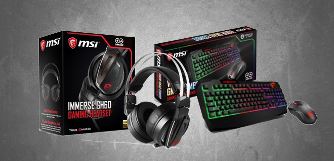 Nuevos periféricos para gamers en MSI