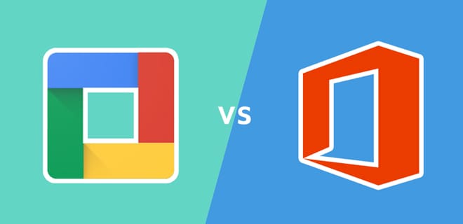 Google G Suite y Office 365, side by side