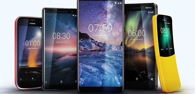 Nokia presentó no uno sino cinco teléfonos nuevos