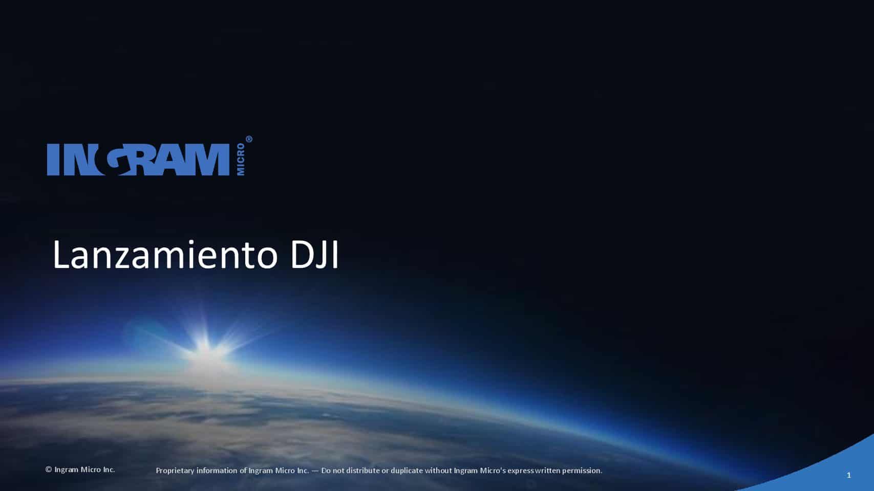 Presentación Lanzamiento Drones DJI en Ingram Micro