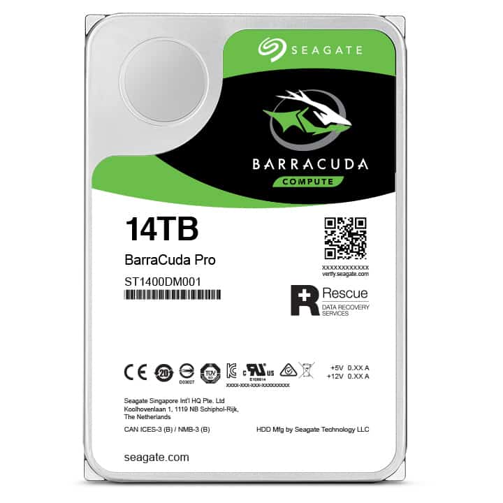 14 TB de almacenamiento de la mano de Seagate