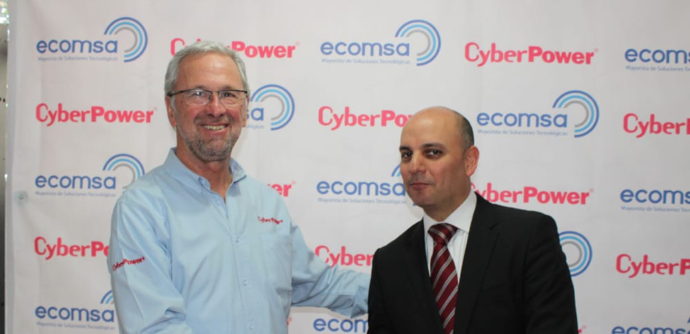 CyberPower y Ecomsa firman alianza y mandan mensaje al canal: “El negocio está en la energía”