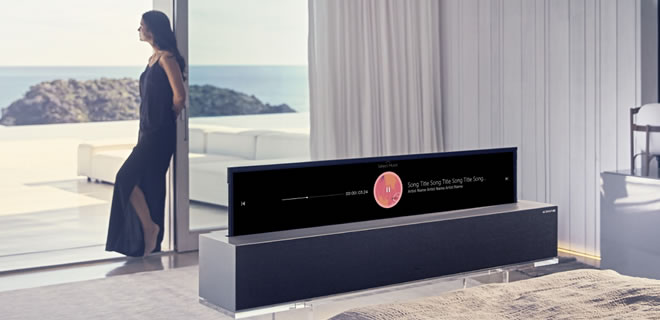 Usuarios de LG acceden a la televisión del futuro con el primer OLED enrollable