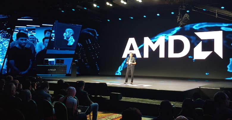 Y un día AMD debutó en el keynote del #CES2019