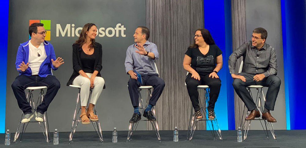 Carolina Losada, CEO de Licencias OnLine en el panel de socios del Microsoft inspire 2019
