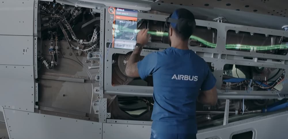 Airbus anuncia alianza con Microsoft para usar realidad mixta en su línea de producción
