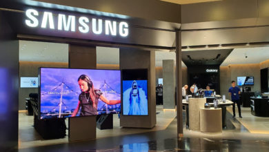 Samsung ilumina su store de Unicenter con la instalación de su primera pantalla LED indoor