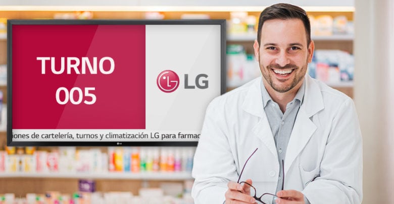 Soluciones de LG para farmacias y sanatorios