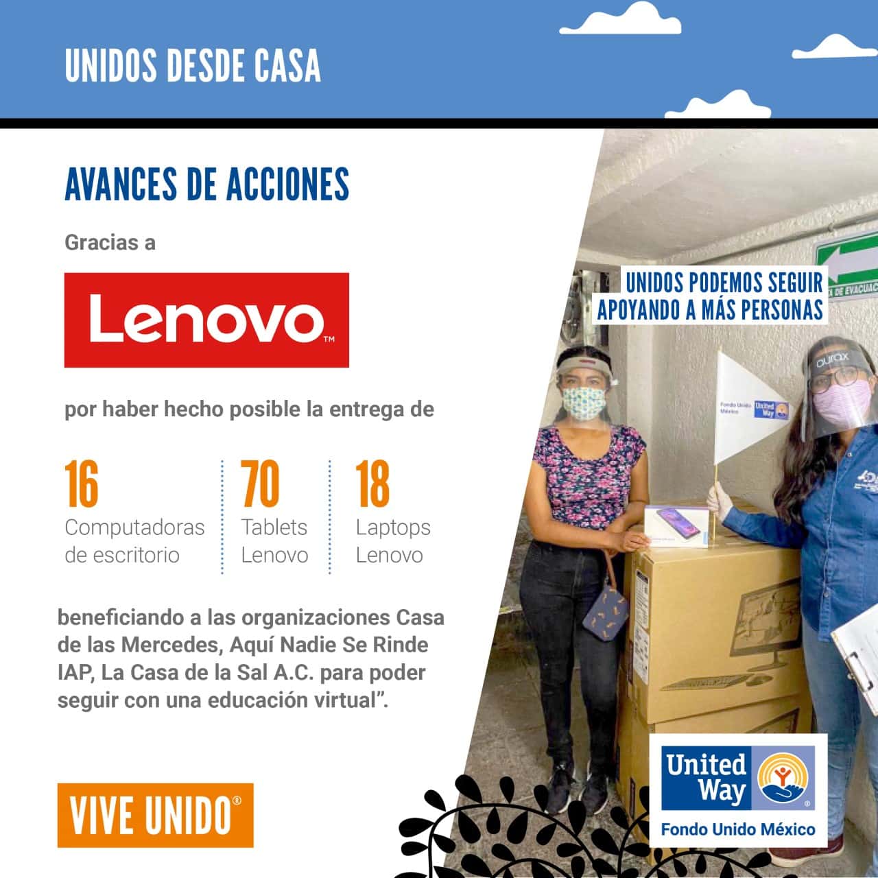Lenovo y Motorola apoyan a las comunidades que luchan contra el COVID-19 