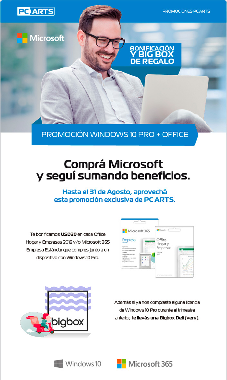 ¡Sumá beneficios con Microsoft!