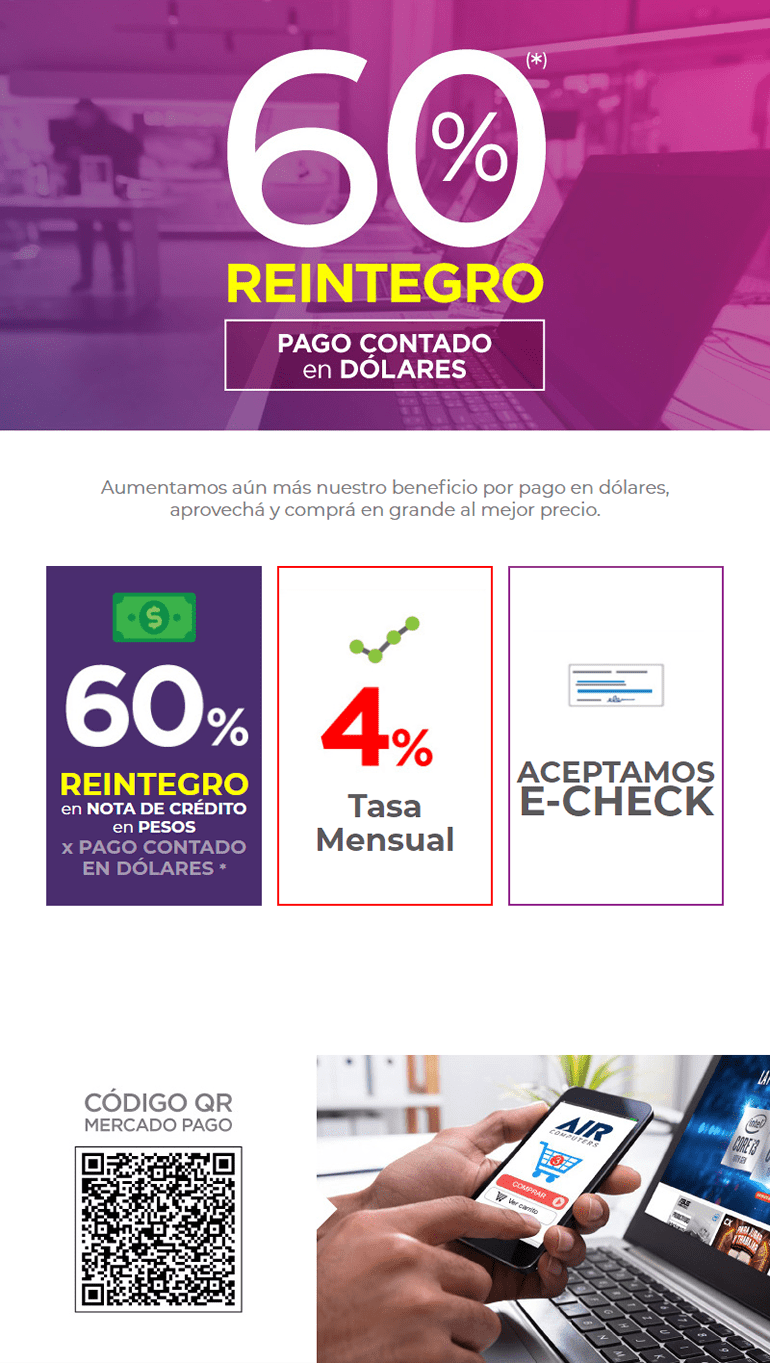 ¡Comprá en grande!