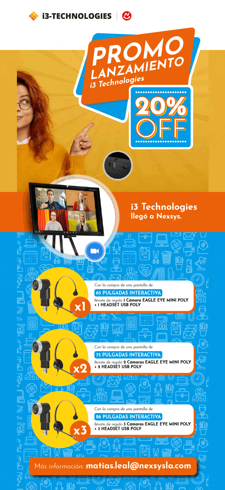 ¡i3 Technologies llega a Nexsys!