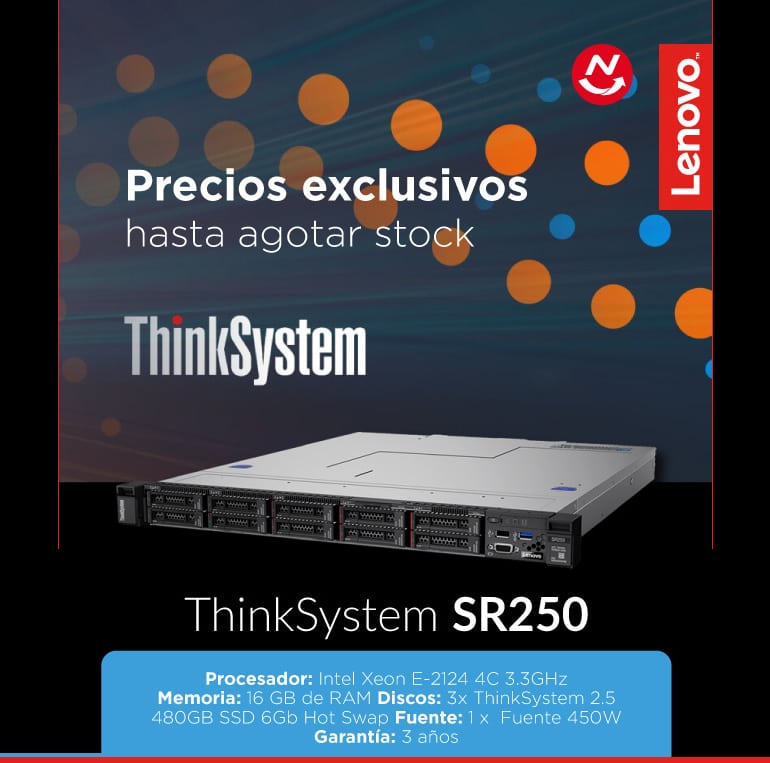 Precios Exclusivos en ThinkSystem