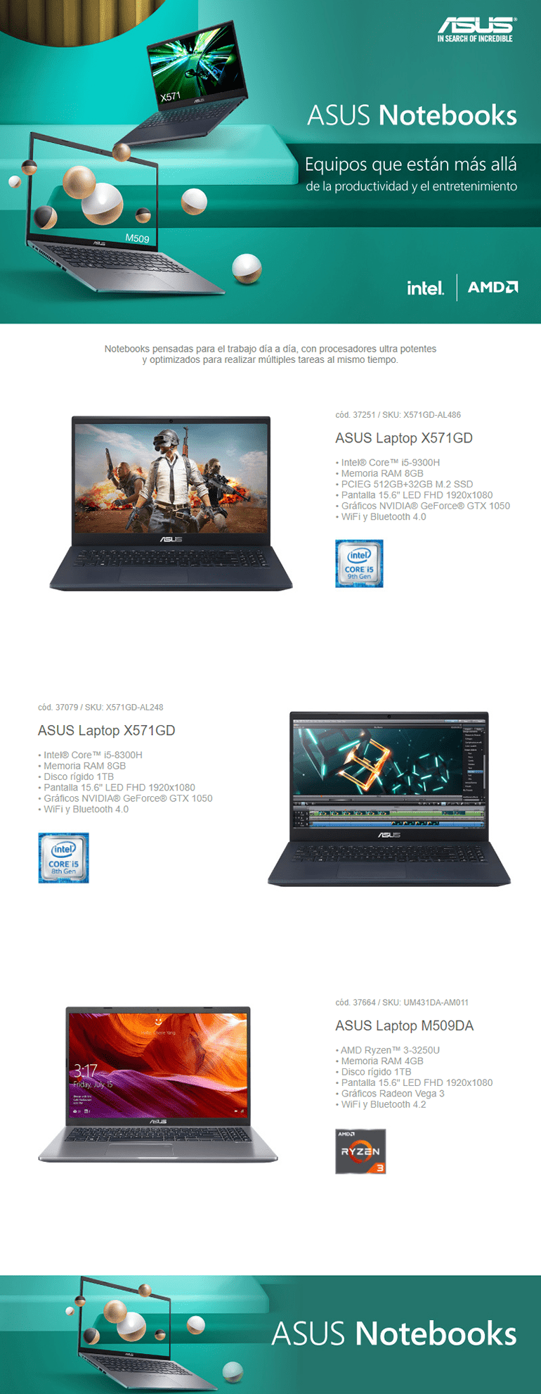 ¡Liquidación hasta agotar stock en ASUS!