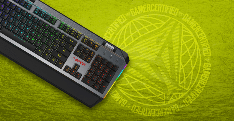 PATRIOT presenta el teclado RGB mecánico Viper V765