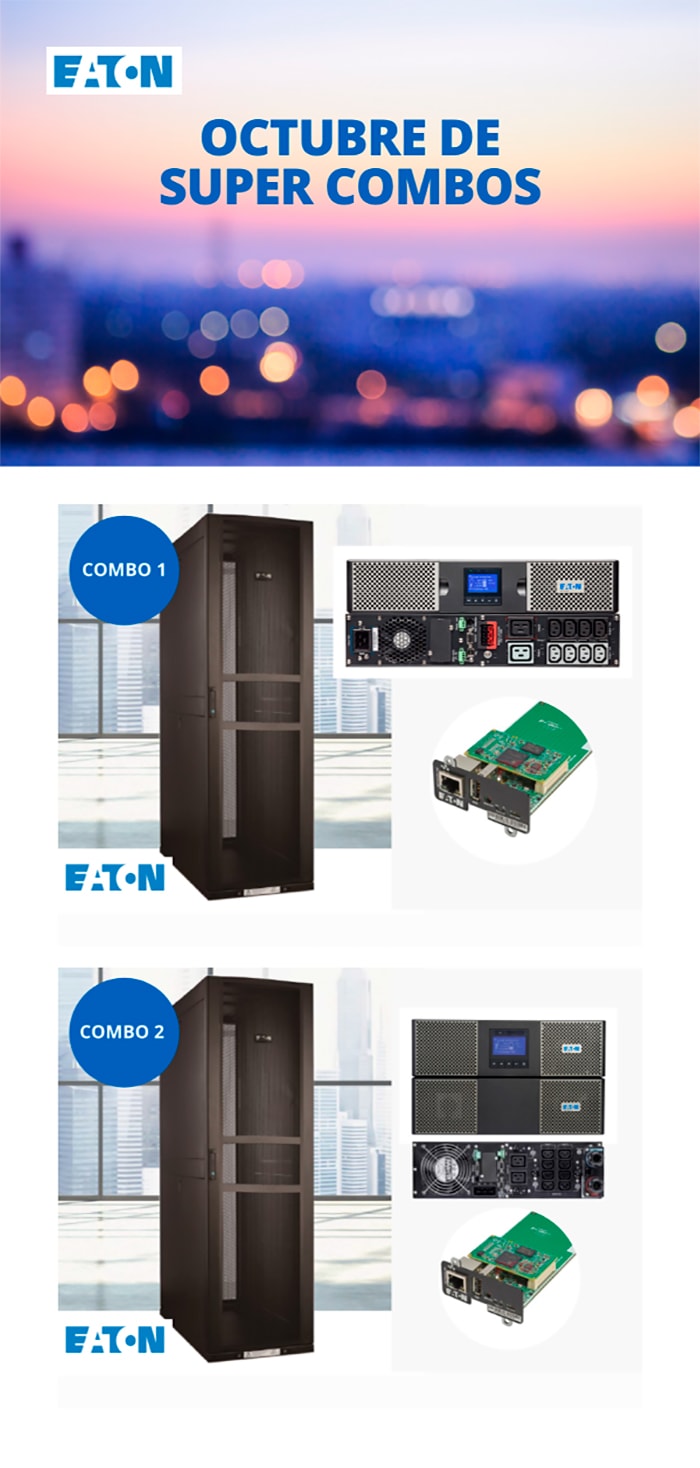 Octubre de super combos con Isecom y EATON.