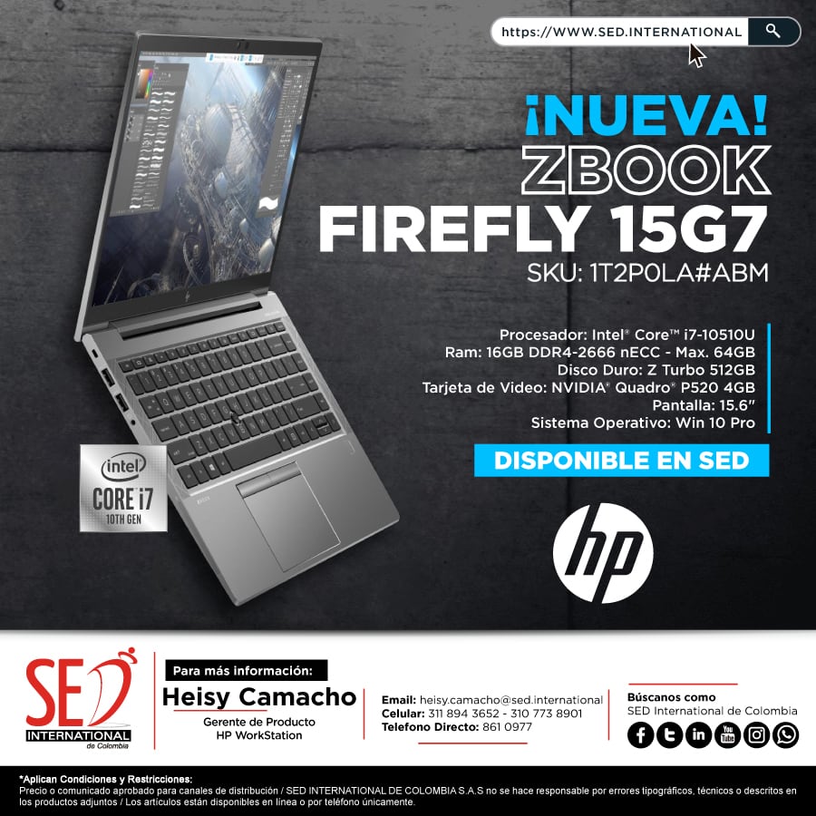 Nueva ZBOOK en SED