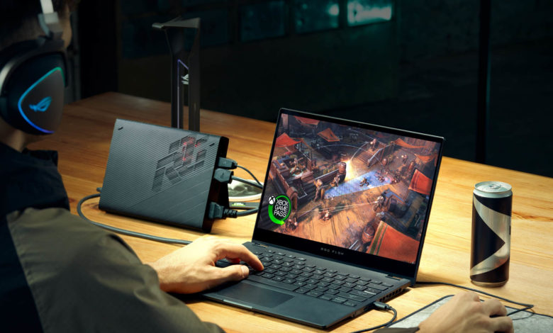 ROG Flow X13, una notebook gamer 2 en 1 con GPU externa