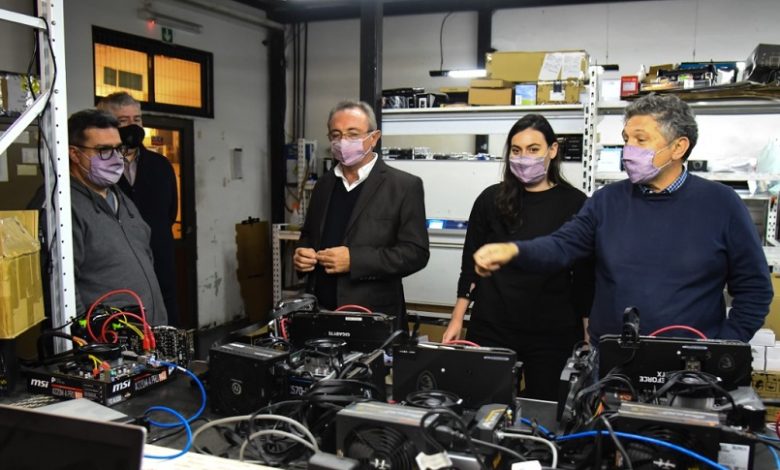 El ministro Costamagna visito la casa central de Air Computers