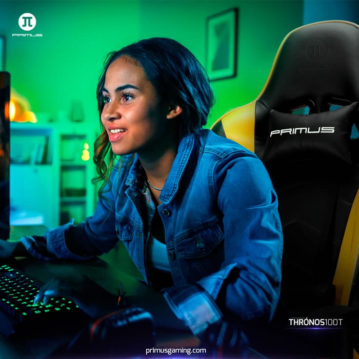 Llegó THRÓNOS100T, la silla para gamers de Primus
