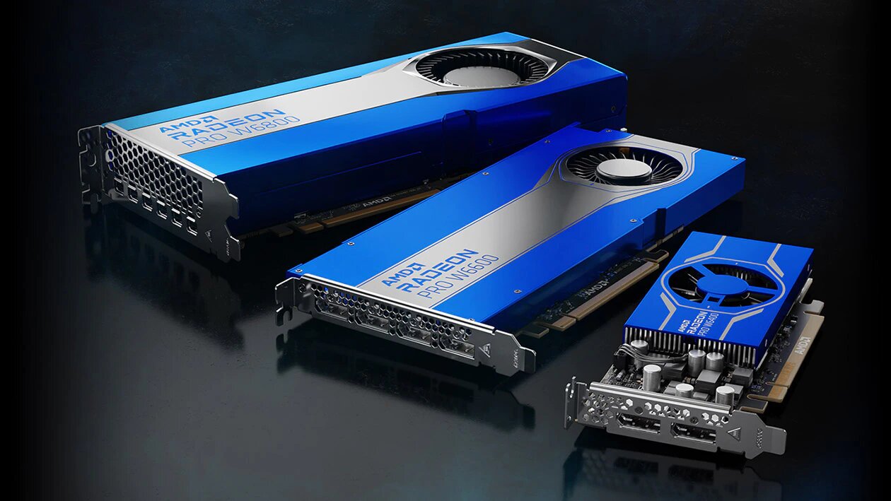 AMD presenta las nuevas tarjetas gráficas Radeon Pro W6000