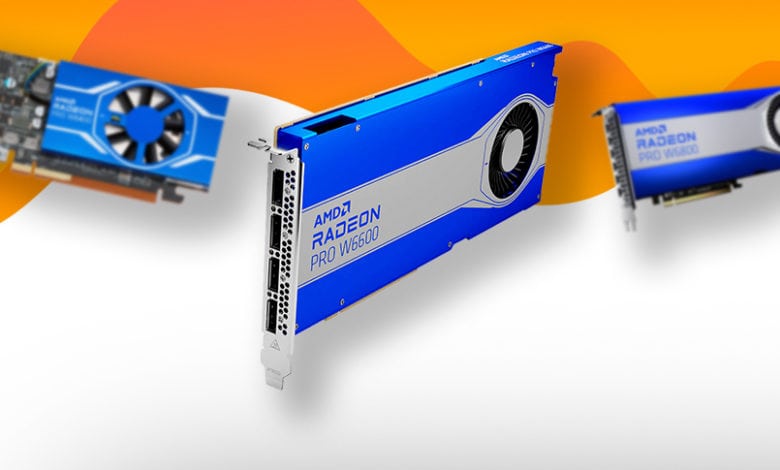 AMD presenta las nuevas tarjetas gráficas Radeon Pro W6000