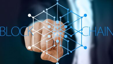 La convergencia entre tecnología blockchain y control de identidad, en una imagen que simboliza el fin de las contraseñas.