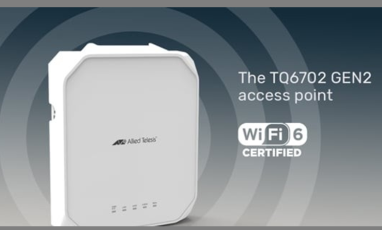 El nuevo punto de acceso TQ6702 GEN2 Wi-Fi 6 de Allied Telesis El nuevo punto de acceso TQ6702 GEN2 Wi-Fi 6 de Allied Telesis