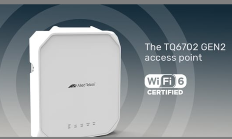 El nuevo punto de acceso TQ6702 GEN2 Wi-Fi 6 de Allied Telesis