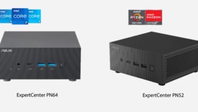 ASUS anuncia los mini PC ExpertCenter PN64 y PN52