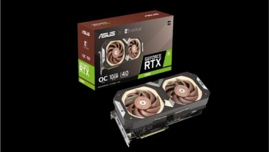 Más beneficios con la tarjeta gráfica ASUS GeForce RTX 3080 Noctua Edition