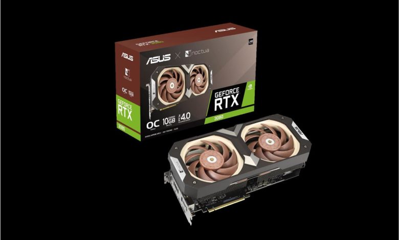 Más beneficios con la tarjeta gráfica ASUS GeForce RTX 3080 Noctua Edition