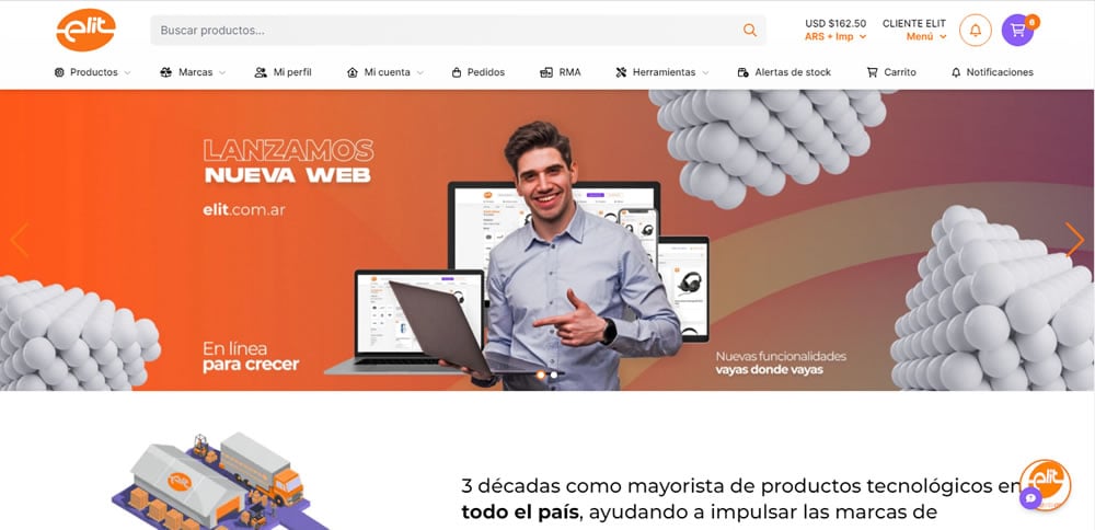 Elit lanza nuevo sitio web para mejorar la experiencia de sus clientes