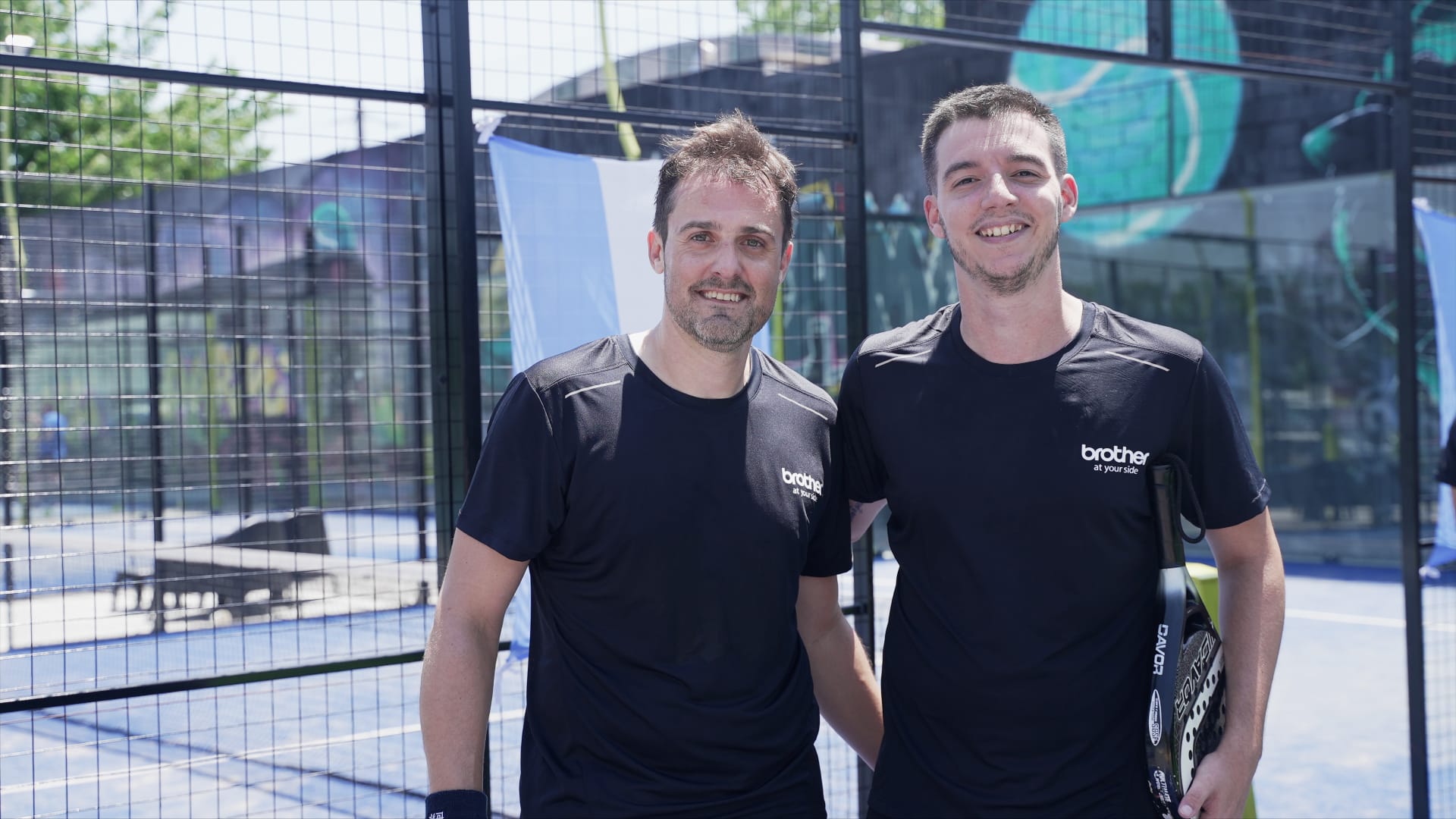 Brother juntó a sus distris en un torneo de padel