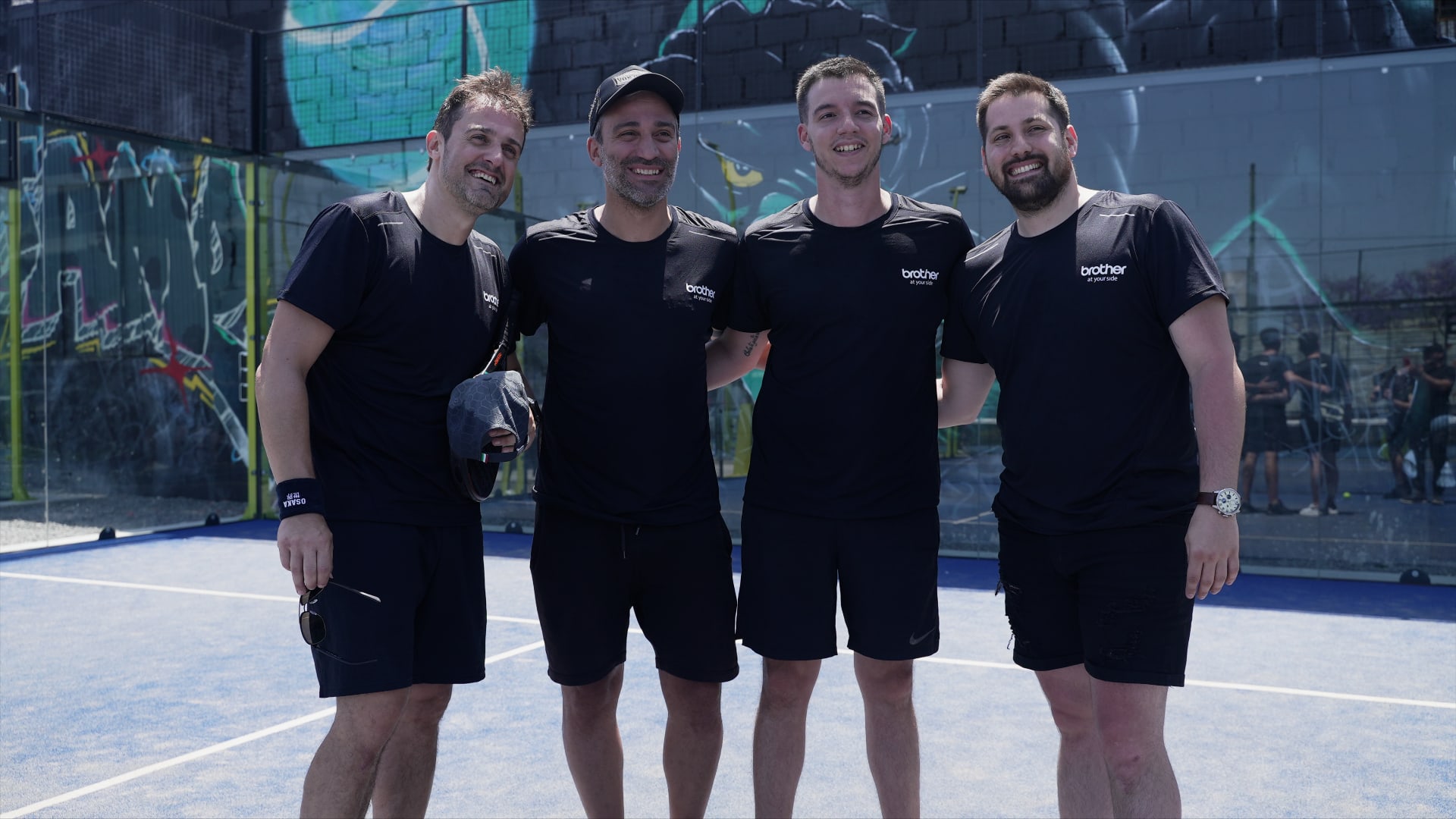 Brother juntó a sus distris en un torneo de padel