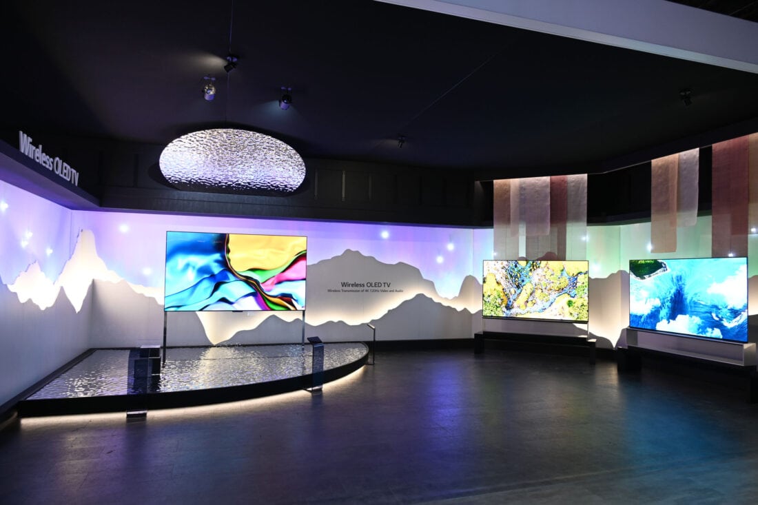 LG exhibió TVs OLED, monitores, barras de sonido y más en CES 2023