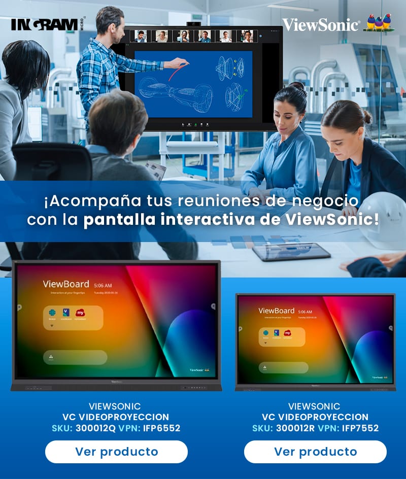 ¡Acompaña tus reuniones de negocio!¡Conoce la pantalla interactiva de ViewSonic!