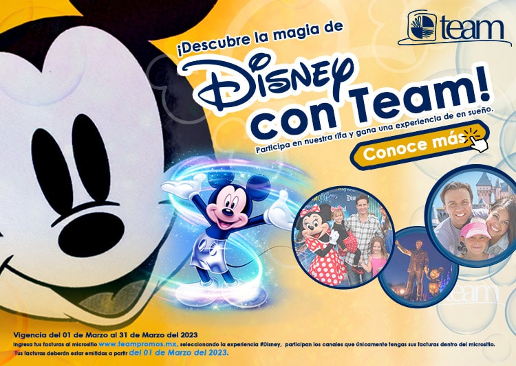 ¡Descubre la magia de Disney con Team!