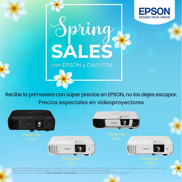 Spring Sales con Epson y Daysitek