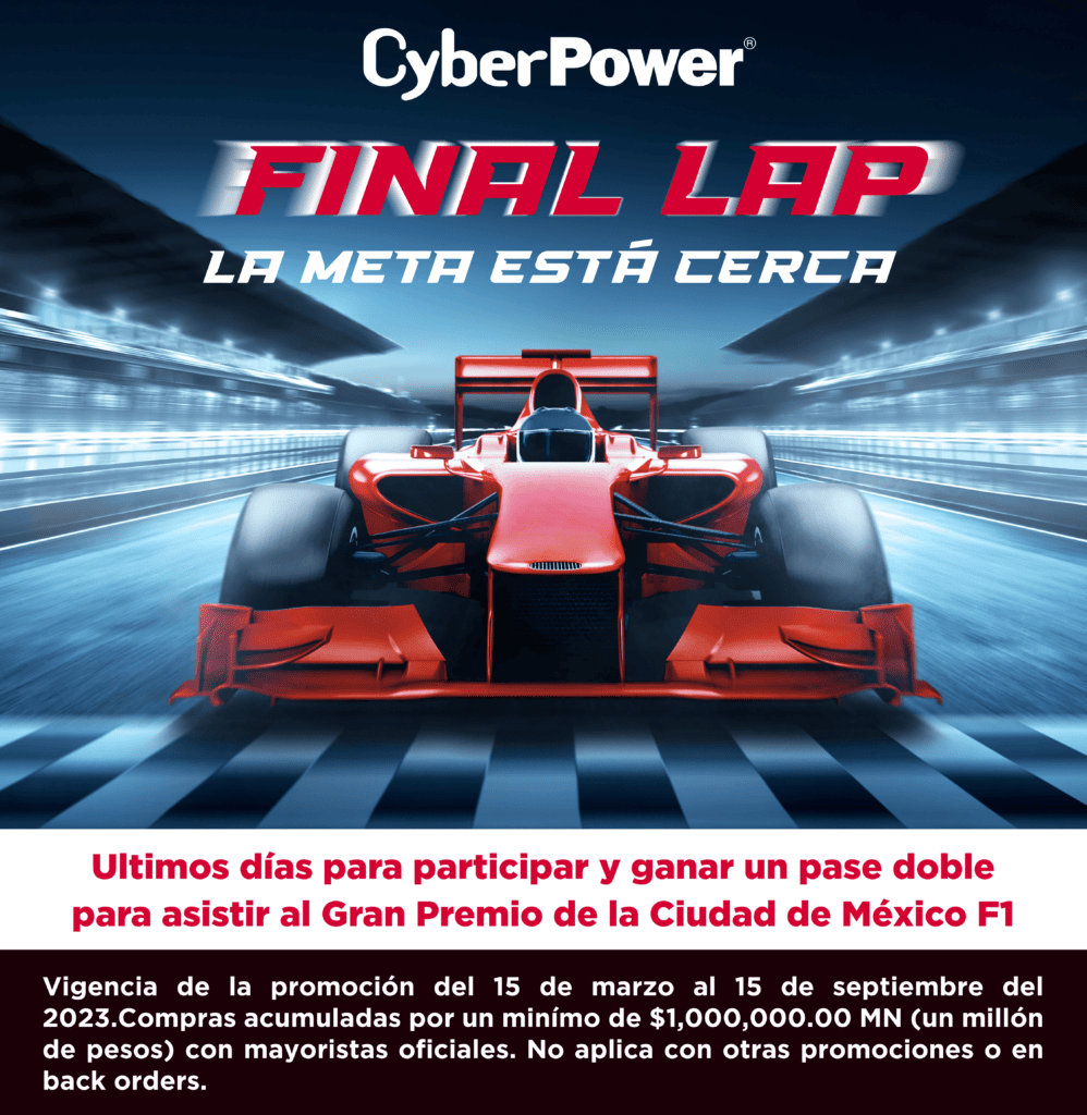 ¡Ultimos dias para acompañar a Cyberpower a vivir la F1!